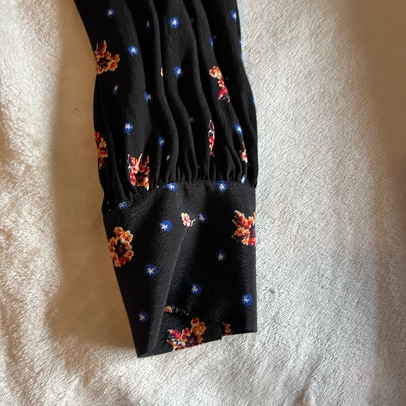 Dress black with flowers - Picture 5 of 5